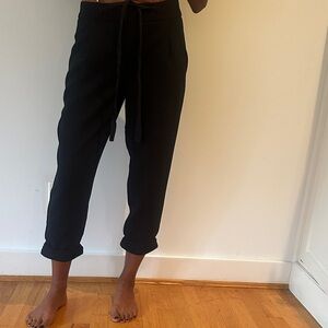 Aritzia Black Cropped Ankle Pants